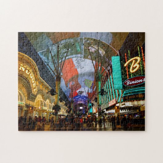 Lichten van Fremont Street Legpuzzel (Horizontaal)