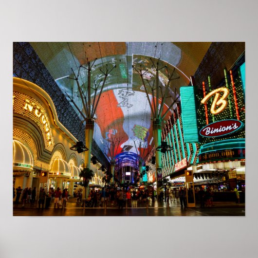Lichten van Fremont Street Poster (Voorkant)