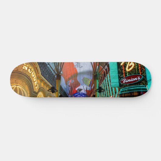 Lichten van Fremont Street Skateboard (Horizontaal)