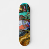 Lichten van Fremont Street Skateboard (Voorkant)