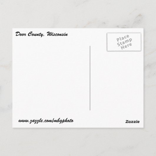 Lichten van het district Deuren Briefkaart (Achterkant)