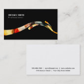Lichten | vloeiende elementen visitekaartje (Voorkant / Achterkant)