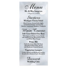 Lichten Wit Zilveren Glitter Ontvangst Menu