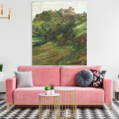 Lichtenberg Castle in Odenwald, 1900 Canvas Afdruk (Insitu (Woonkamer))