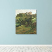 Lichtenberg Castle in Odenwald, 1900 Canvas Afdruk (Insitu (Houten vloer))