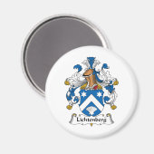 Lichtenberg Family Crest Magneet (Voorkant / Achterkant)