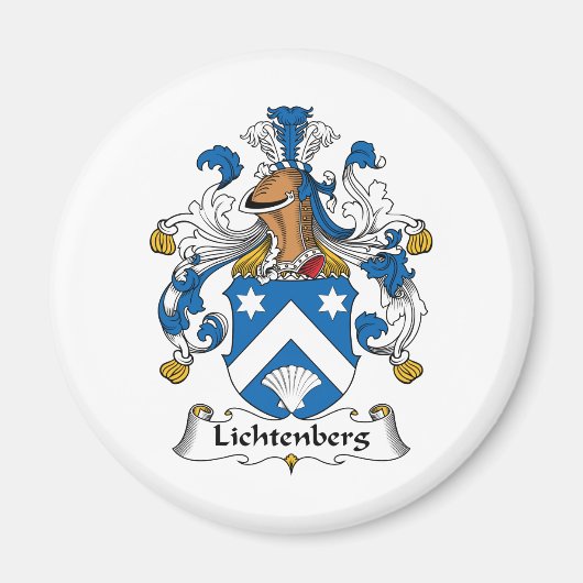 Lichtenberg Family Crest Magneet (Voorkant)
