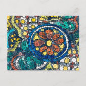 lichtend artistiek zuidwestelijk aardeblauw briefk briefkaart (Voorkant)