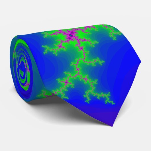 Lichtend fractaal ontwerp: Necktie/Stropdas Stropdas (Opgerold)