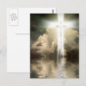 Lichtend kruis briefkaart (Voorkant / Achterkant)