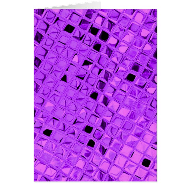 Lichtend metallisch Amethyst Paars Grape Diamond (Voorkant)