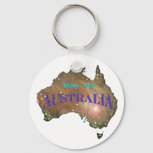 Lichtend Nieuw Australië Sleutelhanger (Voorkant)