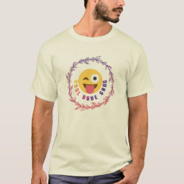 Lichtend oog glimlachend gezicht cool en grappige  t-shirt