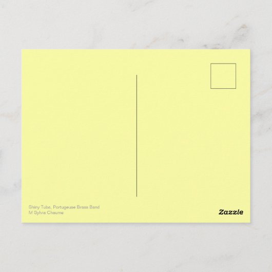 Lichtend Tuba met perspectief Briefkaart (Achterkant)