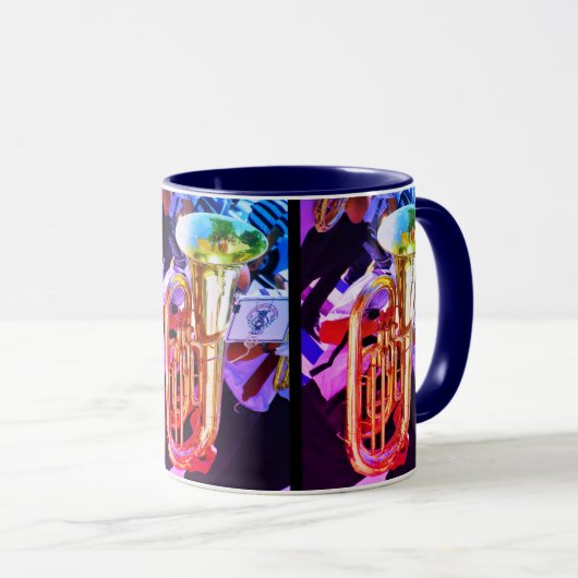 Lichtend Tuba met perspectief Mok (Voorkant rechts)