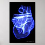 Lichtend uitzicht van het menselijk hart poster (Voorkant)
