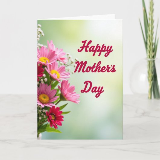 Lichtende Bloem Moeders Kaart (Voorkant)