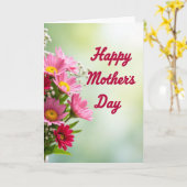 Lichtende Bloem Moeders Kaart (Gele Bloem)