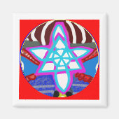 Lichtende ster - Karuna Reiki NOSA Magneet (Voorkant)