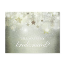Lichtende sterren, jij zult mijn bruidsmeisje zijn