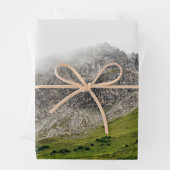 Lichtenstein Alps Wrapping Paper Sheets (In situ)