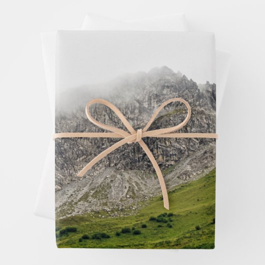 Lichtenstein Alps Wrapping Paper Sheets (In situ)