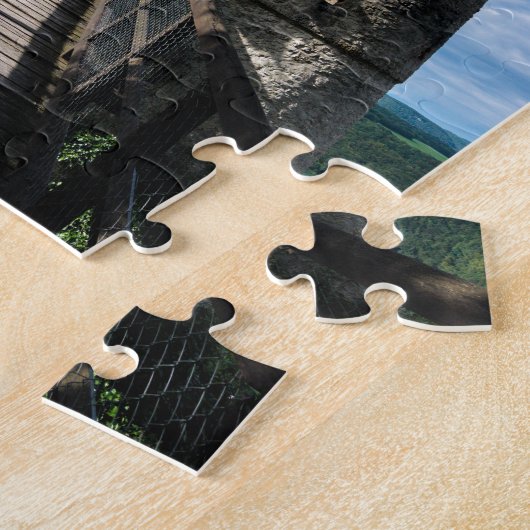 Lichtenstein Castle - Baden-wurttemberg Legpuzzel (Zijkant)