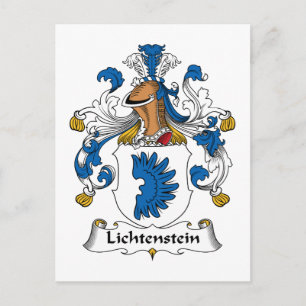 Lichtenstein Family Crest Briefkaart