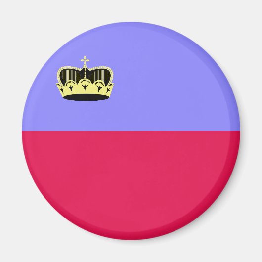 Lichtenstein Hoge kwaliteit vlag Magneet (Voorkant)