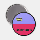 Lichtenstein Roundel kwaliteitsvlag Magneet (Voorkant / Achterkant)