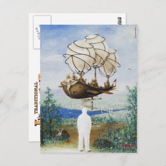 Lichter dan het Briefkaart van de lucht (Voorkant / Achterkant)