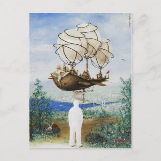 Lichter dan het Briefkaart van de lucht