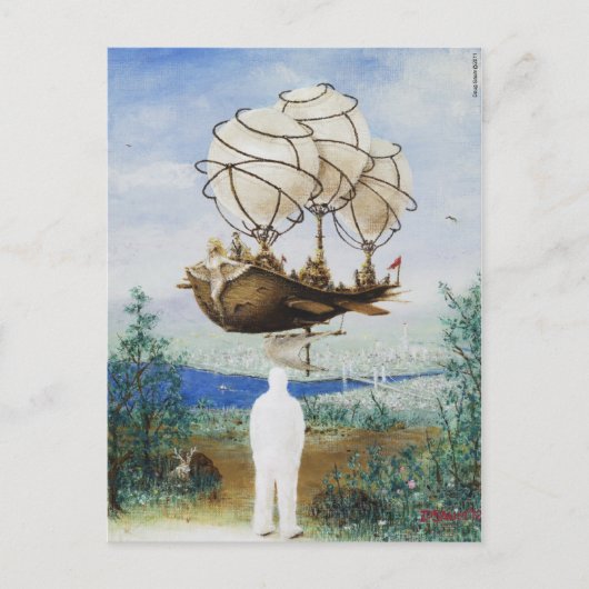 Lichter dan het Briefkaart van de lucht (Voorkant)