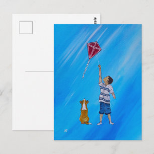Lichter dan lucht Schilderij van Alfred Fox Briefkaart