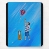 Lichter dan lucht Schilderij van Alfred Fox Muismat (Voorkant)