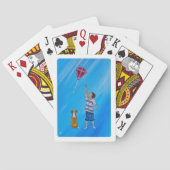 Lichter dan lucht Schilderij van Alfred Fox Pokerkaarten (Achterkant)