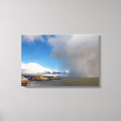 Lichter en naderend storm canvas afdruk (Voorkant)