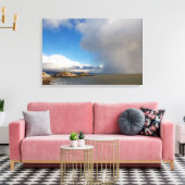 Lichter en naderend storm canvas afdruk (Insitu (Woonkamer))