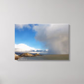 Lichter en naderend storm canvas afdruk (Voorkant)