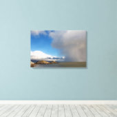 Lichter en naderend storm canvas afdruk (Insitu (Houten vloer))