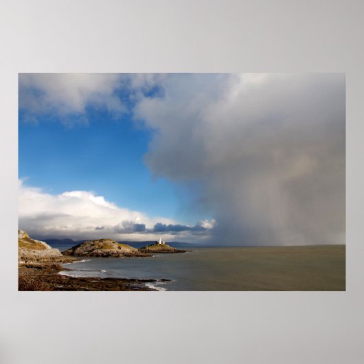 Lichter en naderend storm poster (Voorkant)