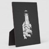 Lichter voor chroomstijl op koolstofvezel fotoplaat (Zijkant)