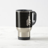 Lichter voor chroomstijl op koolstofvezel reisbeker (Voorkant rechts)