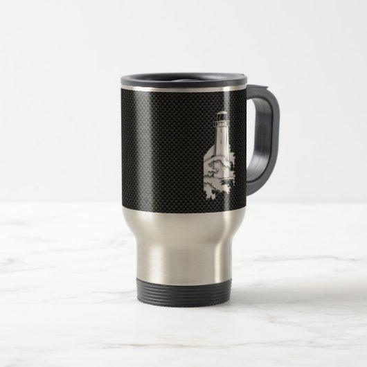 Lichter voor chroomstijl op koolstofvezel reisbeker (Voorkant rechts)