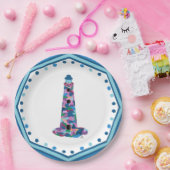 Lichter voor Waterverf van papieren Bord met rand (Feest)