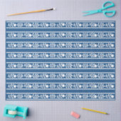 Lichtere Blauwe Been Inleg Bloemrand Decoupage Tissuepapier (Craft)