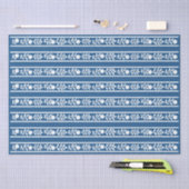 Lichtere Blauwe Been Inleg Bloemrand Decoupage Tissuepapier (Craft)