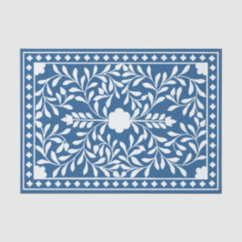 Lichtere Blauwe Traditionele Been Intarsia Decoupa Tissuepapier