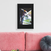 Lichtere kant van Lavender Street, Singapore Canvas Afdruk (Insitu (Woonkamer))