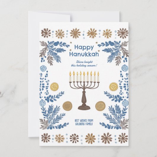 Lichtfeest Feestdagenkaart (Voorkant)